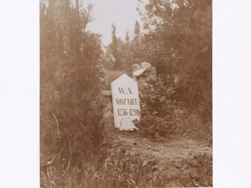 マルクス墓地の1905年の写真
